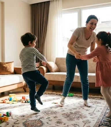 Evde Çocuklar İçin Dans Aktiviteleri